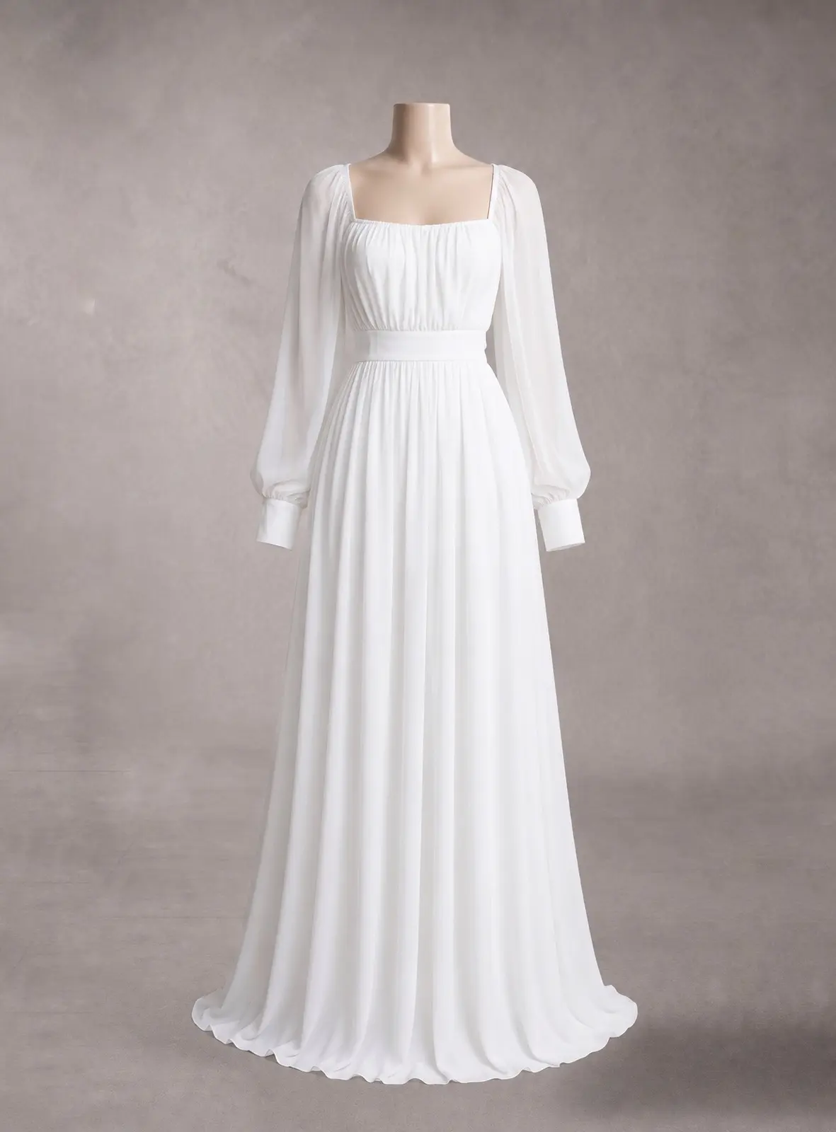 Vestido para noiva — Branco — frente